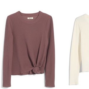 Madewell tie knot shirt